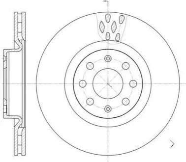 Гальмівний диск 6982.10 ROADHOUSE 698210
