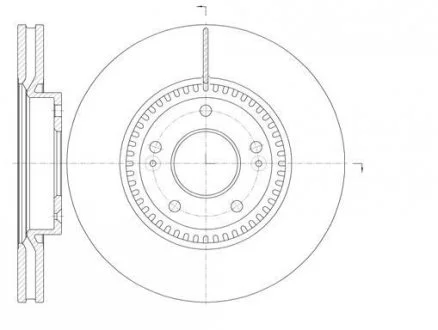 Тормозной диск ROADHOUSE 698810