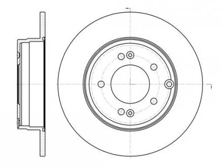 Тормозной диск ROADHOUSE 698900