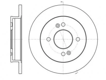 Гальмівний диск 6991.00 ROADHOUSE 699100