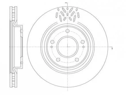 Гальмівний диск 6996.10 ROADHOUSE 699610