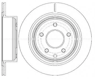 Гальмівний диск 6998.10 ROADHOUSE 699810