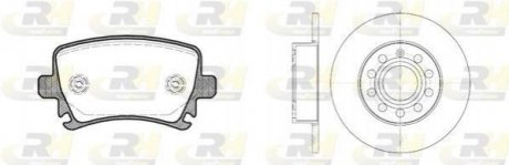 Комплект тормозной (диски + колодки) ROADHOUSE 8103101 (фото 1)