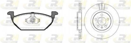 Гальмівний комплект (Диски RH 6546.10 + Колодки RH 2633.00) 8633.04 ROADHOUSE 863304