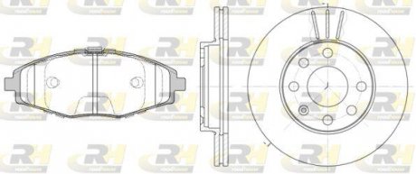 = RH 6061.10 (2шт) + RH 2696.00 (1шт) ROADHOUSE 869601 (фото 1)