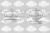 Комплект тормозных колодок, дисковый тормоз SASIC 6214029 (фото 1)
