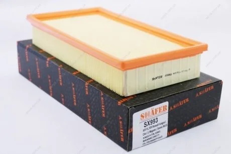 Фільтр повітряний Renault Kangoo I, Clio I, II, Megane I, Scenic 96-03 SHAFER SX993