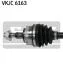 DB Полуось левая A-Class W168 -04 SKF VKJC 6163 (фото 2)