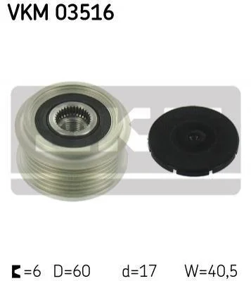 Механізм вільного руху генератора SKF VKM 03516 (фото 1)