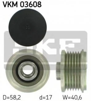 Шків генератора SKF VKM 03608