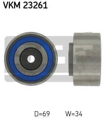 Паразитний / Провідний ролик, зубчастий ремінь SKF VKM 23261 (фото 1)
