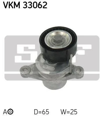 Натяжний ролик, поліклиновий ремінь SKF VKM 33062 (фото 1)