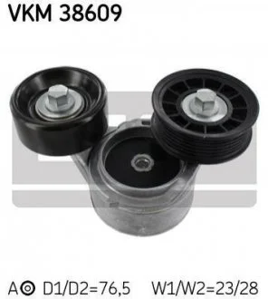 JEEP Ролики с натяжителем ремня Grand Cherokee 3,7-4,7 01- SKF VKM 38609