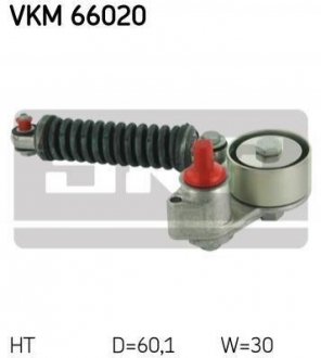 Натяжной ролик, поликлиновой ремень SKF VKM 66020