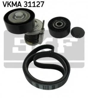 Комплект поліклиновий (ремінь+ролики) SKF VKMA 31127