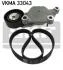 Комплект поліклиновий (ремінь+ролики) SKF VKMA 33043 (фото 1)