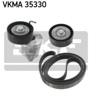 Поликлиновой ременный комплект SKF VKMA 35330