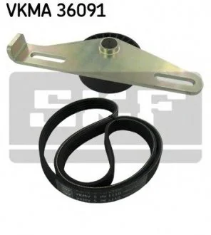 Комплект ременя генератора SKF VKMA 36091