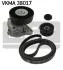 Поликлиновой ременный комплект SKF VKMA 38017 (фото 1)