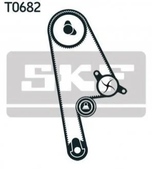 HONDA К-кт ГРМ Ремень+ролик Civic II,IV,V,Concerto,Rover 200/400 1.6i 16V 88-00 SKF VKMA 93001