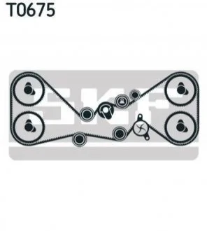 Водяний насос + комплект зубчатого ременя SKF VKMC 98115-4