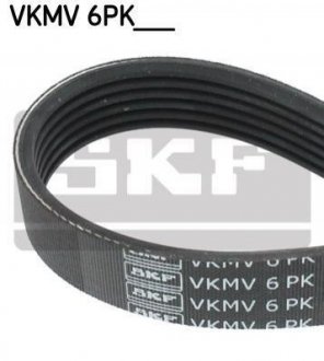 Доріжковий пас VKMV 6PK1026 SKF VKMV6PK1026