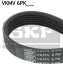 SKF Ремень поликлиновый 6PK1076 VKMV 6PK1076