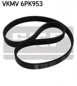 Ремень поликлиновый 6PK953 SKF VKMV 6PK953