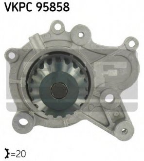 HYUNDAI Помпа воды Accent, Elantra, SantaFe, KIA Cerato SKF VKPC 95858 (фото 1)