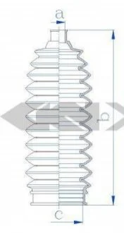 Пильовик рульового механізма GKN SPIDAN 84247