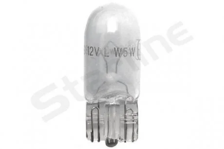 Автомобільна лампа: 12 [В] цоколь W5W/12V W2.1x9.5d - безцокольна STARLINE 99.99.997