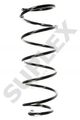 PEUGEOT Пружина передняя L=489mm 406 96- SUPLEX 24029 (фото 1)