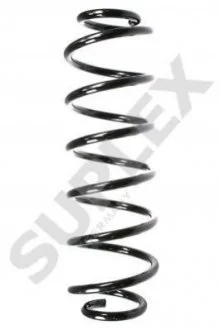 VW Пружина задняя L=348mm Golf IV (серебр./зелен.) SUPLEX 39130