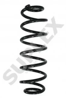 VW Пружина задняя L=355mm Golf V,VI,Jetta III,Passat,Tiguan,Skoda Octavia II (оранж./бел.) SUPLEX 39296