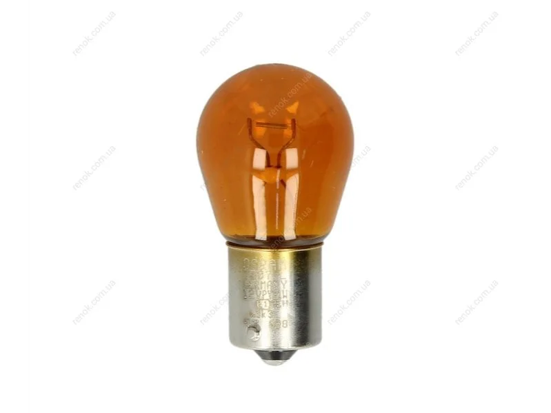 Лампа покажчиків поворотів і стоп-сигналів оранж. BA15s Amber 12V P21W <Tempest> TEMPEST 12V21W_BA15s Amber (фото 1)