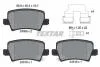 Комплект гальмівних колодок задн, HONDA CIVIC VIII 1.4-2.2D 09.05-01.12 TEXTAR 2408601 (фото 1)