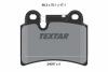 Комплект гальмівних колодок задн, VW TOUAREG 3.0D-6.0 10.02-05.10 TEXTAR 2409701 (фото 1)