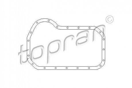 Прокладка масляного піддона VW 1,9SDI 95- TOPRAN / HANS PRIES 100 293