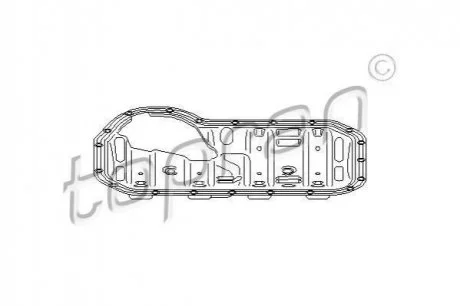 Прокладка масляного піддону HP100 714 TOPRAN TOPRAN / HANS PRIES 100 714