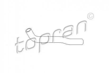Шланг гумовий сист. охолоджен. HP101 452 HANS PRIES TOPRAN / HANS PRIES 101452