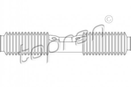 Пильовик тяги кермової TOPRAN / HANS PRIES 103 620