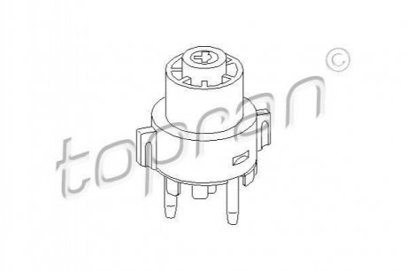 Контактна група замка запалювання Audi 100/A6 86- TOPRAN / HANS PRIES 103 768