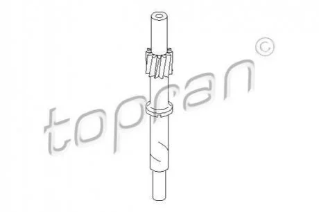 Привід тросу спідометра HP107 401 TOPRAN TOPRAN / HANS PRIES 107 401