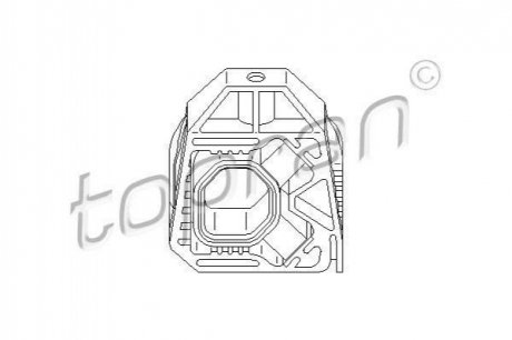 Монтажний елемент радіатора HP112 410 TOPRAN TOPRAN / HANS PRIES 112 410