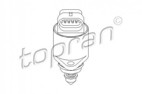 Регулятор холостого ходу HP206 169 TOPRAN TOPRAN / HANS PRIES 206 169