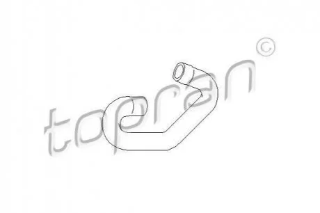 Шланг гумовий сист. охолоджен. HP206 700 TOPRAN TOPRAN / HANS PRIES 206 700