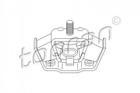 Кріплення коробки передач HP400 040 TOPRAN TOPRAN / HANS PRIES 400 040