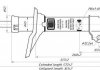 Амортизатор подвески задний левый Hyundai Accent II (00-) Trialli AG 08201 (фото 2)