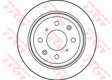 Гальмівний диск TRW DF2657 (фото 1)