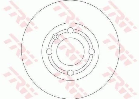 Гальмівний диск TRW DF4062
